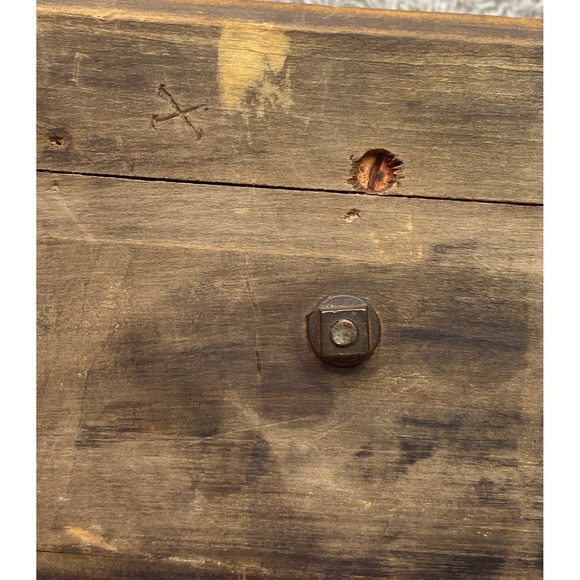 Antique Sessions Mantel Clock‎ 8 Day Pendulum Key Wind Wooden Patina - Picture 13 of 15